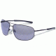 Gargoyles Shindand Sunglasses w/ Matte Dark Gun Frame, Smoke w/Silver Mirror Lens GAR10700095
