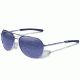 Gargoyles Victor Sunglasses w/ Silver Frame, Navy Gradient Polarized Lens GAR10700139