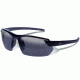 Gargoyles Vortex Protective Sunglasses, Black Frame, Smoke Polarized w/ Silver Mirror Lenses, 10700183.QTM