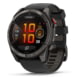 Garmin Fenix 8 Pro Unisex Watches, 51mm Case Diameter, Titanium Bezel, Black/Pebble Gray Silicone Band, 010-03199-00