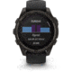 Garmin fenix 8 Sapphire Solar Edition 47mm GPS Watch, Carbon Gray DLC Titanium with Black/Pebble Gray Silicone, 010-02906-10