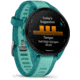 Garmin Forerunner 165 Music 43mm Watch, Turquoise/Aqua, 010-02863-32