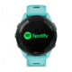 Garmin Forerunner 265 Watch, Black Bezel w/ Aqua Case and Aqua/Black Silicone Band, 010-02810-02