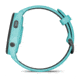 Garmin Forerunner 265 Watch, Black Bezel w/ Aqua Case and Aqua/Black Silicone Band, 010-02810-02