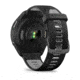 Garmin Forerunner 965 Watch, Carbon Gray DLC Titanium Bezel w/ Black Case and Black/Powder Gray Silicone Band, 010-02809-00