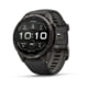 Garmin Fenix 9 Pro Watch, 43mm Case Diameter, Carbon Gray DLC Titanium Bezel, Black/Pebble Gray Silicone Band, 010-04335-15