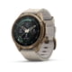 Garmin Fenix 9 Pro Watch, 43mm Case Diameter, Autumn Gold Titanium Bezel, Bone Leather Band and Cream/French Gray Silicone Band, 010-04335-40