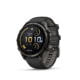 Garmin Fenix 9 Pro Watch, 47mm Case Diameter, Carbon Gray DLC Titanium Bezel, Black/Pebble Gray Silicone Band, 010-04336-10