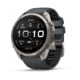 Garmin Fenix 9 Pro Watch, 51mm Case Diameter, Titanium Bezel, Graphite/Black Silicone Band, 010-04337-25