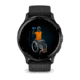 Garmin Venu 3 Watch, Slate Stainless Steel Bezel w/ Black Case and Silicone Band, 010-02784-01