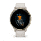 Garmin Venu 3S Watch, Soft Gold Stainless Steel Bezel w/ Ivory Case and Silicone Band, 010-02785-04