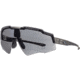 Gatorz Blastshield B2 Sunglasses, Black, Matte Black Logo, MilSpec Ballistic Smoke &amp; Clear Array, w/ Anti-Fog, ANSI Z87.1, Black, One Size, 841235127427
