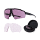 Gatorz Blastshield Sunglasses, Black Logo, Black Frame, Ballistic Shooting Day - Low Light Array Lens, 841235126369