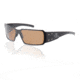 Gatorz Boxster Sunglasses, Black Frame, Brown Lens BOXBLK03