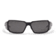 Gatorz Boxster Sunglasses, Black Frame, Grey Polarized Lens BOXBLK01P