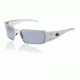 Gatorz Boxster Sunglasses, Polished Frame, Grey Polarized Lens BOXPOL01P