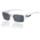 Gatorz Capone Sunglasses, Grey Lens, Clear Frame CAPCLR01