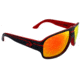Gatorz El2bkr13mBkr Ely2 Black Red Red Sunburst Lens Sunglasses