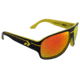 Gatorz El2bky13mBky Ely2 Black Yellow Red Sunburst Lens Sunglasses