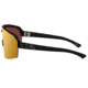 Gatorz Havok Black Frame, Engraved Logo, Smoke Polarized Gold Mirror Lens, 841235126406