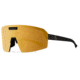 Gatorz Havok Black Frame, Engraved Logo, Smoke Polarized Gold Mirror Lens, 841235126406