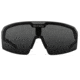 Gatorz Havok Sunglasses, Engraved Logo, Black Frame, Smoke Lens, 841235126413