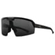 Gatorz Havok Sunglasses, Engraved Logo, Black Frame, Smoke Lens, 841235126413