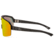 Gatorz Havok Sunglasses, Engraved Logo, Graphite Frame, Sunburst Mirror Lens, 841235126437