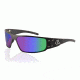 Gatorz Magnum 2.0 Asian Fit Sunglasses,Black Frame,Polarized Brown-Green Mirror Lens, MAG2BLK03P-G