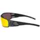 Gatorz Magnum 2.0 Sunglasses Black Frame, Sunburst Polarized Lens, MAG2BLK13P