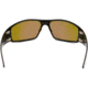Gatorz Magnum Sunglasses, Asian Fit, Black Frame, Brown Polarized w/ Green Mirror Lens, AF-MAGBLK03P-G