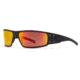 Gatorz Magnum Sunglasses, Asian Fit, Black Frame, Sunburst Polarized Lens, AF-MAGBLK13P