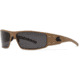 Gatorz Magnum Sunglasses, Asian Fit, Cerakote Tan Frame, Smoked Polarized Lens, AF-MAGCTN01P