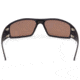 Gatorz Magnum Sunglasses, Blackout Frame, Smoke Polarized w/Sunburst Mirror Lens, GZ-01-014