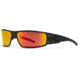 Gatorz Magnum Sunglasses, Blackout Frame, Smoke Polarized w/Sunburst Mirror Lens, GZ-01-014