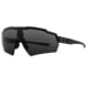 Gatorz Milspec Ballistic Z87.1 Sunglasses, Black Cerakote Frame, Smoke Lens, Blackout Logo, One Size, GZ-10-401