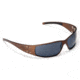 Gatorz Quantum Sunglasses, Desert Brown Frame, Grey Defender Lens QUADBN01D