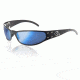 Gatorz Radiator Sunglasses, Black Frame, Blue Chrome Lens RADBLK08C
