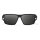 Gatorz Rig Sunglasses, Black Frame with Black Logo, MilSpec Ballistic, Anti-Fog Smoke Lenses, GZ-14-002