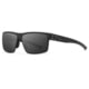 Gatorz Rig Sunglasses, Black Frame with Black Logo, MilSpec Ballistic, Anti-Fog Smoke Lenses, GZ-14-002