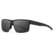 Gatorz Rig Sunglasses, Black Frame with Black Logo, OPz Smoke Lenses, GZ-14-010
