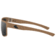 Gatorz Rig Sunglasses, Tan Frame with Black Logo, Smoke Lenses, GZ-14-301