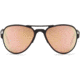Gatorz Skyhook Sunglasses, Black Frame, Rose Polarized w/Gold Mirror Lens, GZ-09-026