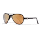 Gatorz Skyhook Sunglasses, Black Frame, Rose Polarized w/Gold Mirror Lens, GZ-09-026