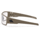 Gatorz Specter Sunglasses, Tan Cerakote, MILSPEC Ballistic Smoke w/ Anti-Fog, Black Logo, Tan, GZ-08-305
