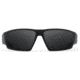 Gatorz Warhawk Sunglasses, Black, Silver Logo, Smoke, Black, One Size, 841235127281