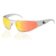 Gatorz Wraptor Sunglasses, Polished Frame, Smoked Polarized w/Sunburst Lens, Polarized, WRAPOL13P