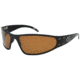 Gatorz Wraptor Sunglasses, Black Frame, Brown Lens WRABLK03