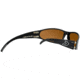 Gatorz Wraptor Sunglasses, Black Frame, Brown Lens WRABLK03