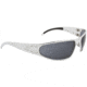 Gatorz Wraptor Sunglasses, Polished Frame, Grey Lens WRAPOL01